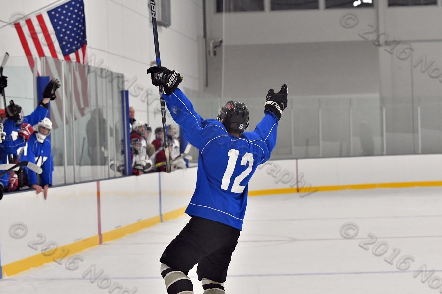 Wheaton College Men\'s Ice Hockey vs Middlesex Community College. - Photo By: KEITH NORDSTROM